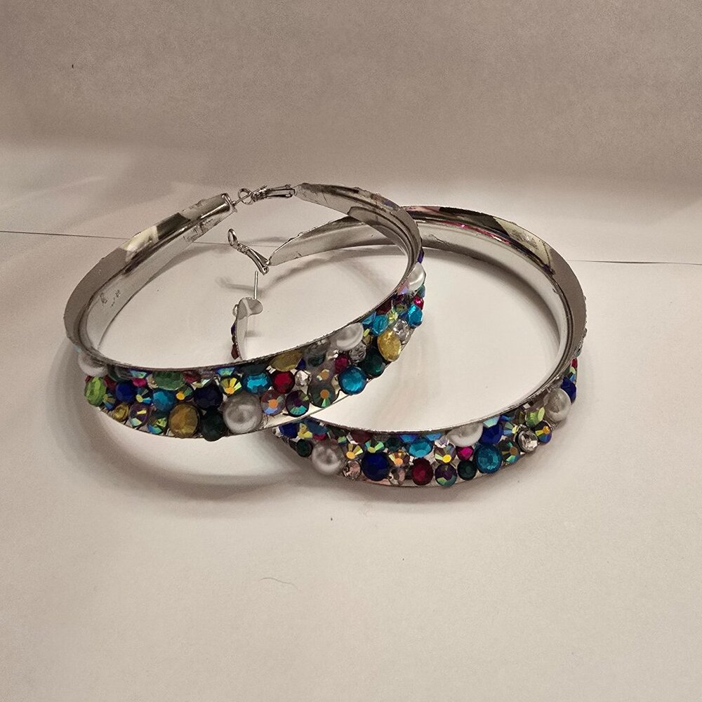 Bling Hoops Earrings